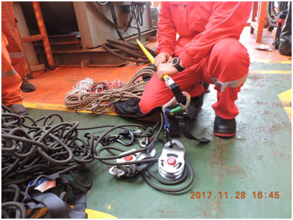 讲解怎么使用海上现有设备